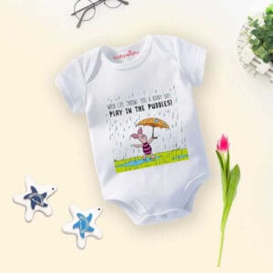 Baby Newborn Monsoon Bodysuits romper Half Sleeve Envelope Neck Onesies Rainfall  Outfit