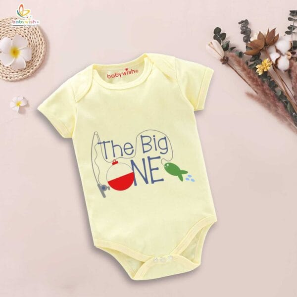 One month unisex baby romper half sleeve round neck onesie - Image 2