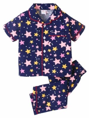Kids Sleepsuit for Baby Boy’s and Girl’s Topwear and Pajamas Set Long Sleeve Sleepwear Baby Clothing Sets - Blue Star Universe