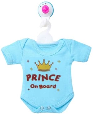 Baby on Board Car Decals Cloth Safety Sign Board with Hanger & Vacuum suction cup