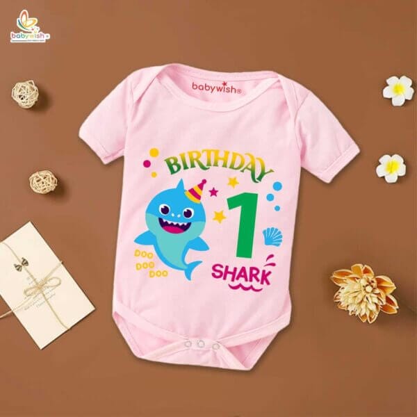One month unisex baby romper half sleeve round neck onesie - Image 3