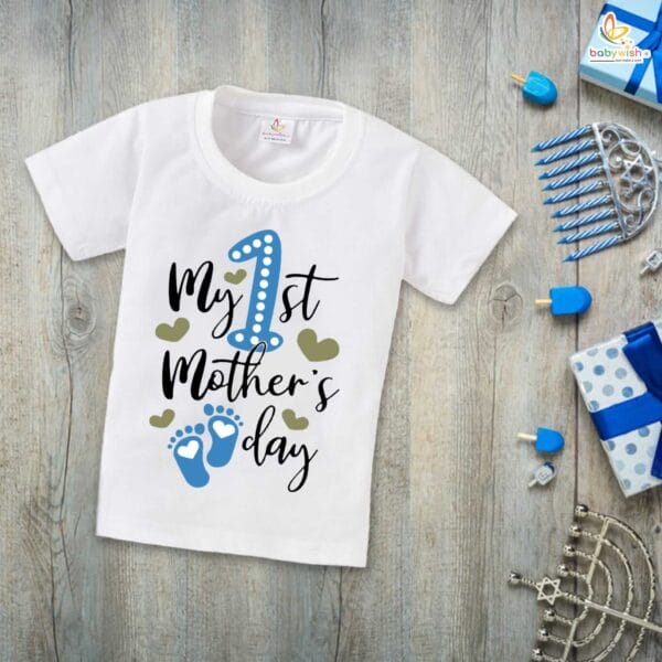 Mother's Day Special T-Shirt for Boy’s and Girl’s Half Sleeve Topwear for Unisex Kids - Image 2