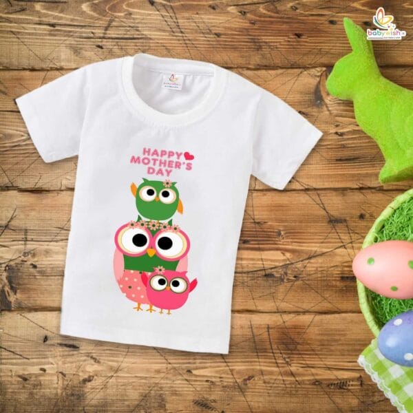 Mother's Day Special T-Shirt for Boy’s and Girl’s Half Sleeve Topwear for Unisex Kids - Image 2