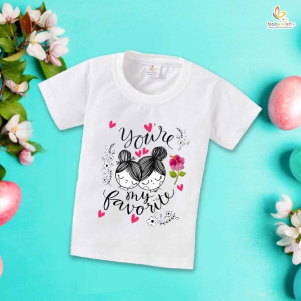 Mother's Day Special T-Shirt for Boy’s and Girl’s Half Sleeve Topwear for Unisex Kids - Image 2