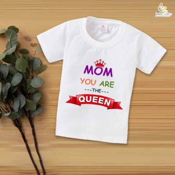 Mother's Day Special T-Shirt for Boy’s and Girl’s Half Sleeve Topwear for Unisex Kids - Image 2