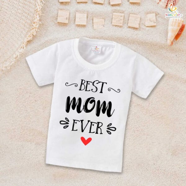 Mother's Day Special T-Shirt for Boy’s and Girl’s Half Sleeve Topwear for Unisex Kids - Image 2