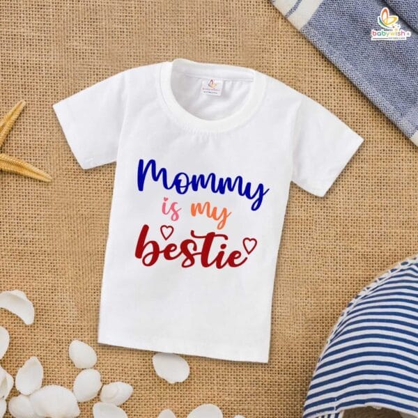 Mother's Day Special T-Shirt for Boy’s and Girl’s Half Sleeve Topwear for Unisex Kids - Image 2