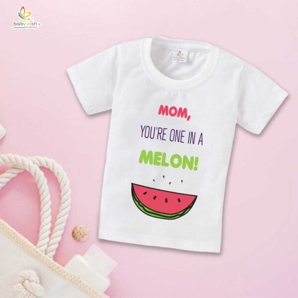 Mother's Day Special T-Shirt for Boy’s and Girl’s Half Sleeve Topwear for Unisex Kids