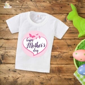 Mother's Day Special T-Shirt for Boy’s and Girl’s Half Sleeve Topwear for Unisex Kids