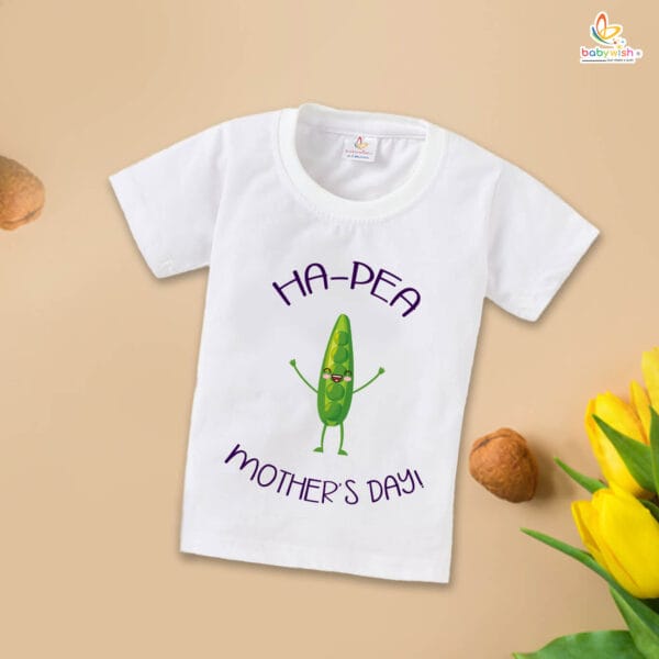 Mother's Day Special T-Shirt for Boy’s and Girl’s Half Sleeve Topwear for Unisex Kids