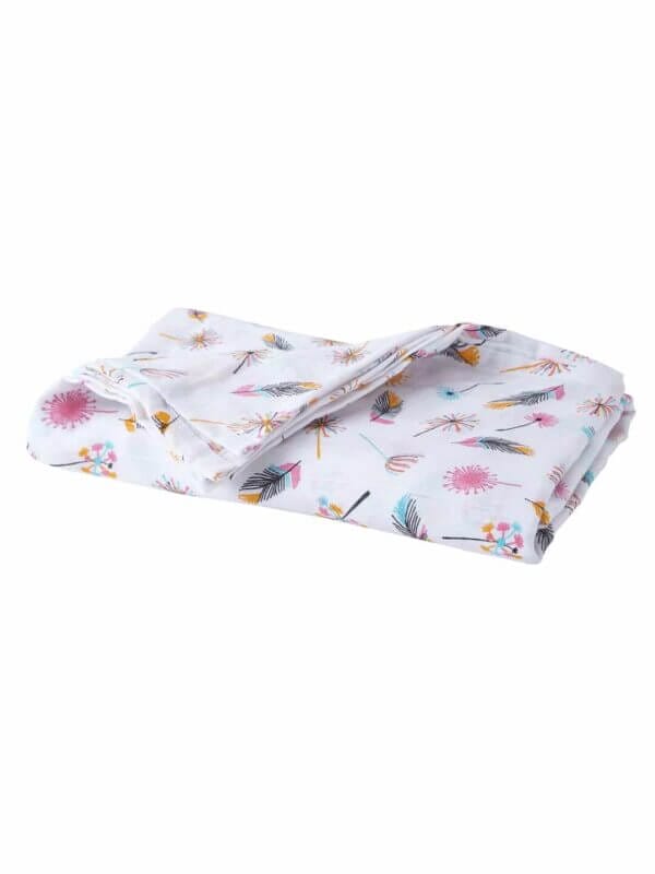 Muslin Swaddle Blankets 100% Organic for newborn Baby Multipurpose Infant Swaddle 112x112cm - Image 2