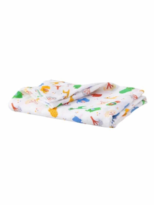 Muslin Swaddle Blankets 100% Organic for newborn Baby Multipurpose Infant Swaddle 112x112cm - Combo Pack of 2 - Image 4