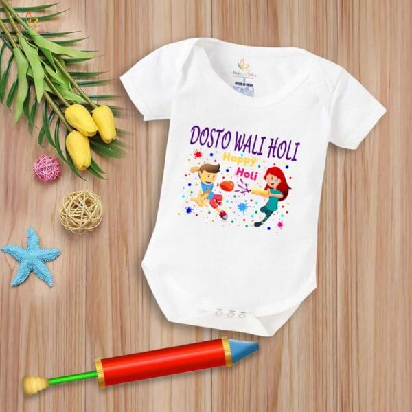 Newborn Girl's Tutu Skirt & Romper Holi Print Onesies bodysuits For baby 0 to 3 Months - Image 5