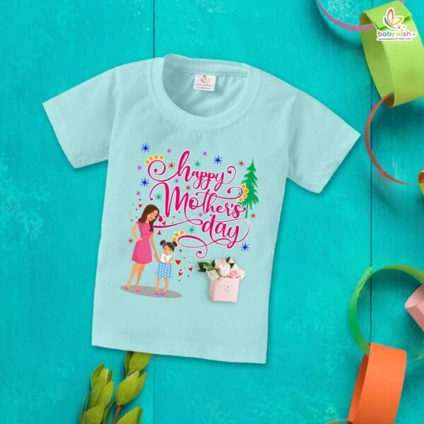 Mother's Day Special T-Shirt for Boy’s and Girl’s Half Sleeve Topwear for Unisex Kids - Image 3