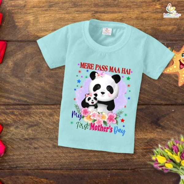 Mother's Day Special T-Shirt for Boy’s and Girl’s Half Sleeve Topwear for Unisex Kids - Image 3