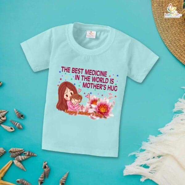 Mother's Day Special T-Shirt for Boy’s and Girl’s Half Sleeve Topwear for Unisex Kids - Image 3
