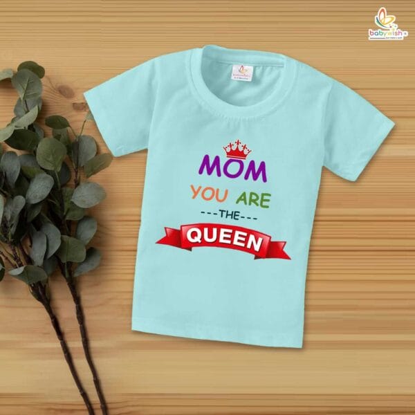 Mother's Day Special T-Shirt for Boy’s and Girl’s Half Sleeve Topwear for Unisex Kids - Image 3