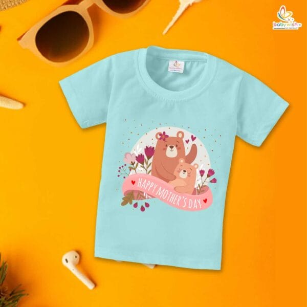 Mother's Day Special T-Shirt for Boy’s and Girl’s Half Sleeve Topwear for Unisex Kids - Image 3