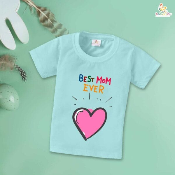 Mother's Day Special T-Shirt for Boy’s and Girl’s Half Sleeve Topwear for Unisex Kids - Image 3