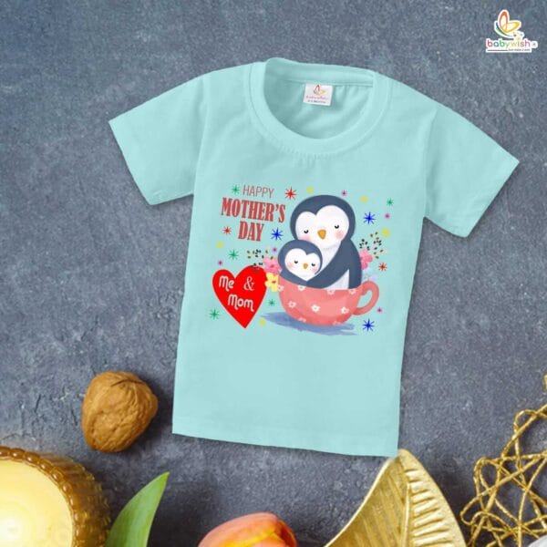 Mother's Day Special T-Shirt for Boy’s and Girl’s Half Sleeve Topwear for Unisex Kids - Image 3