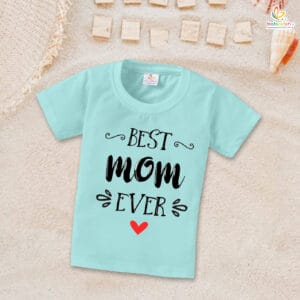 Mother's Day Special T-Shirt for Boy’s and Girl’s Half Sleeve Topwear for Unisex Kids