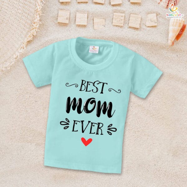Mother's Day Special T-Shirt for Boy’s and Girl’s Half Sleeve Topwear for Unisex Kids