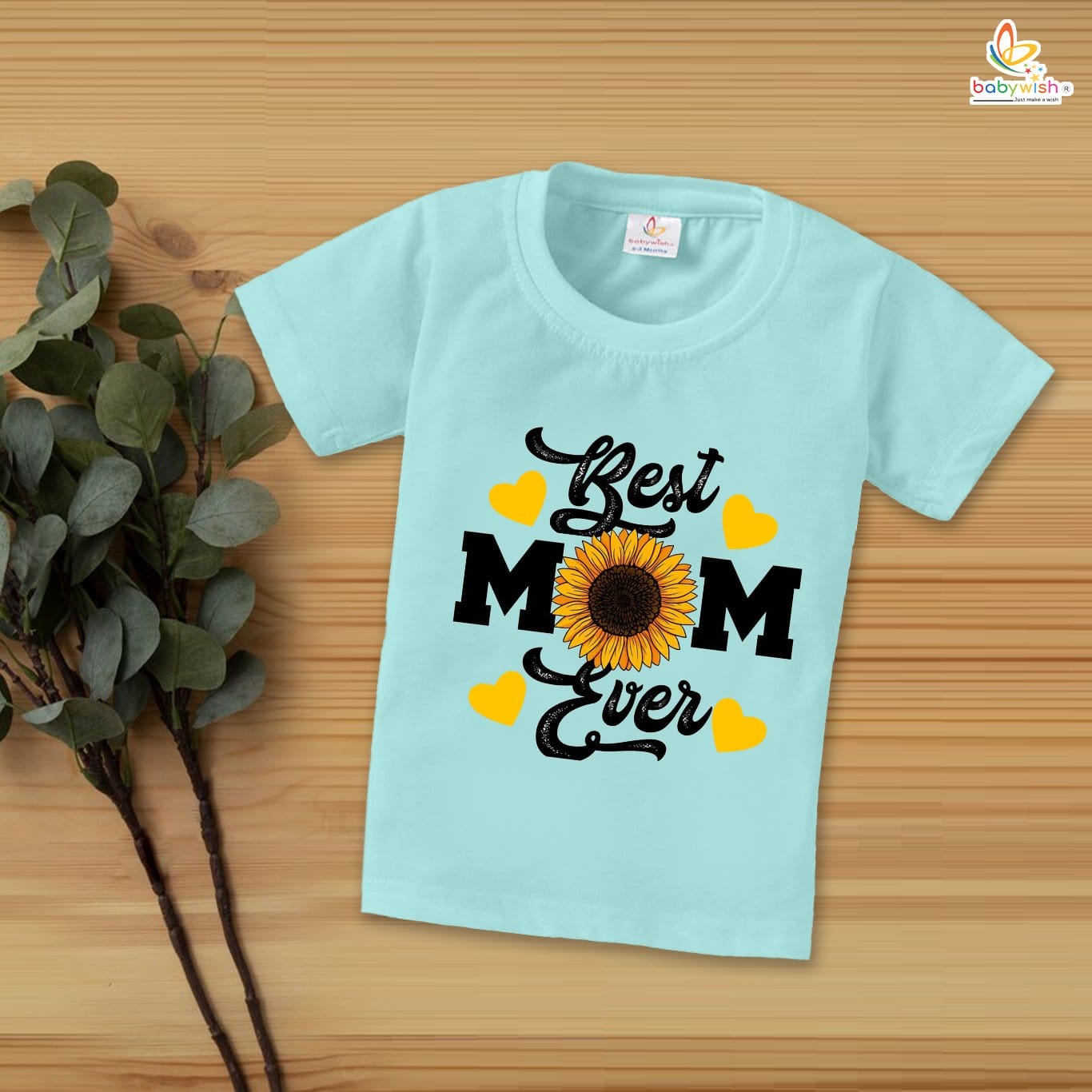 Mother's Day Special T-Shirt for Boy’s and Girl’s Half Sleeve Topwear for Unisex Kids