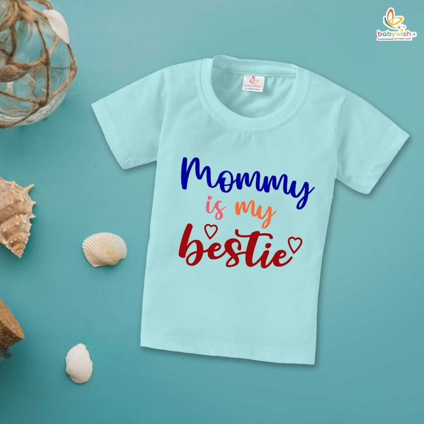 Mother's Day Special T-Shirt for Boy’s and Girl’s Half Sleeve Topwear for Unisex Kids