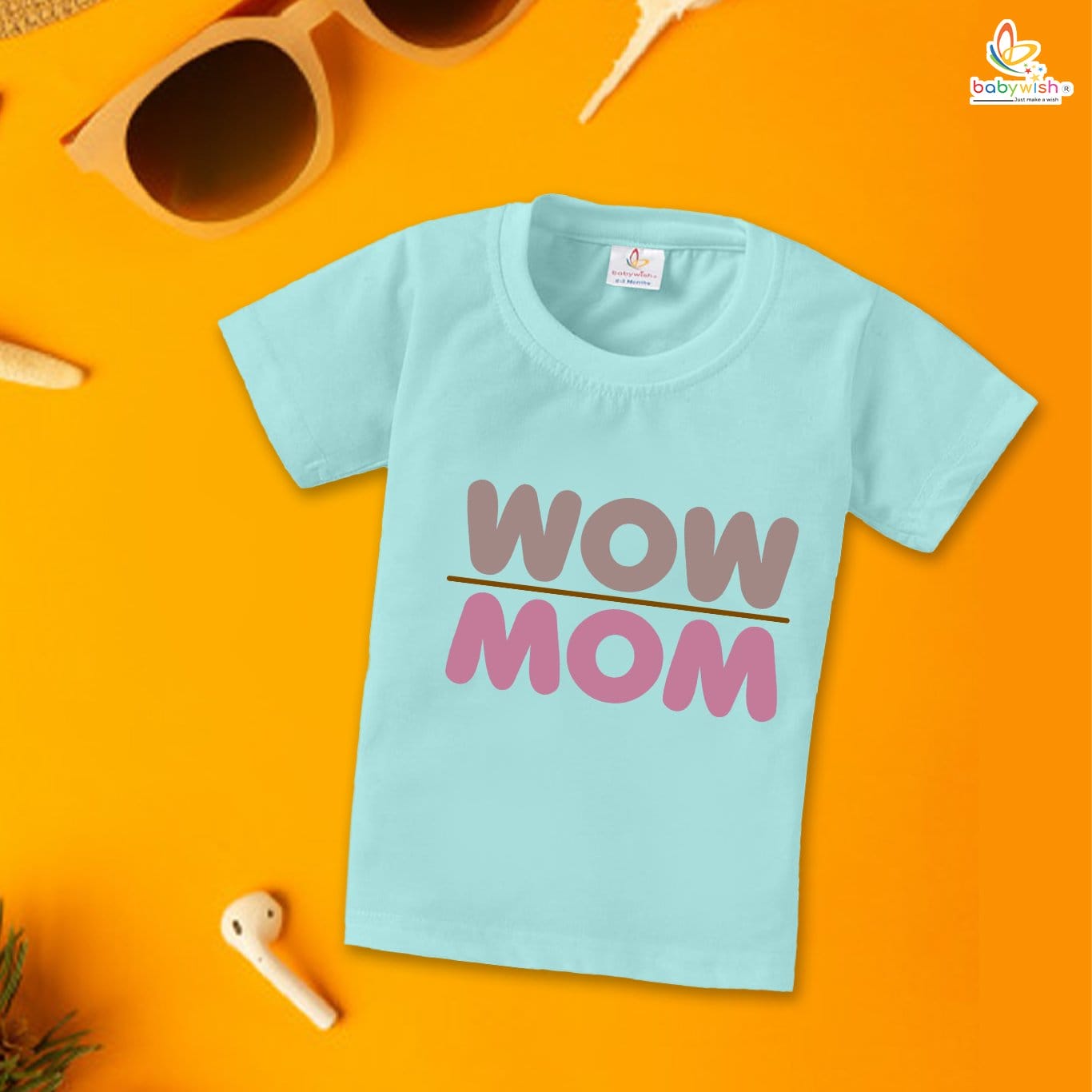 Mother's Day Special T-Shirt for Boy’s and Girl’s Half Sleeve Topwear for Unisex Kids