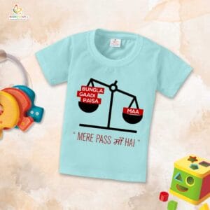 Mother's Day Special T-Shirt for Boy’s and Girl’s Half Sleeve Topwear for Unisex Kids
