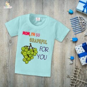 Mother's Day Special T-Shirt for Boy’s and Girl’s Half Sleeve Topwear for Unisex Kids