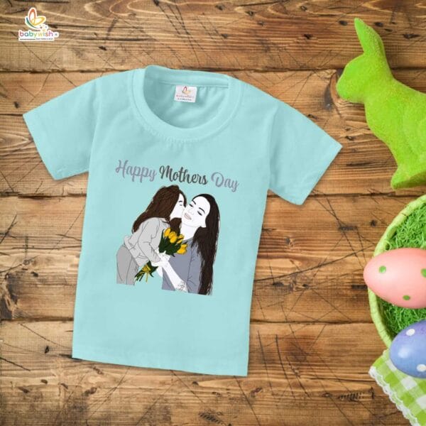 Mother's Day Special T-Shirt for Boy’s and Girl’s Half Sleeve Topwear for Unisex Kids - Image 2