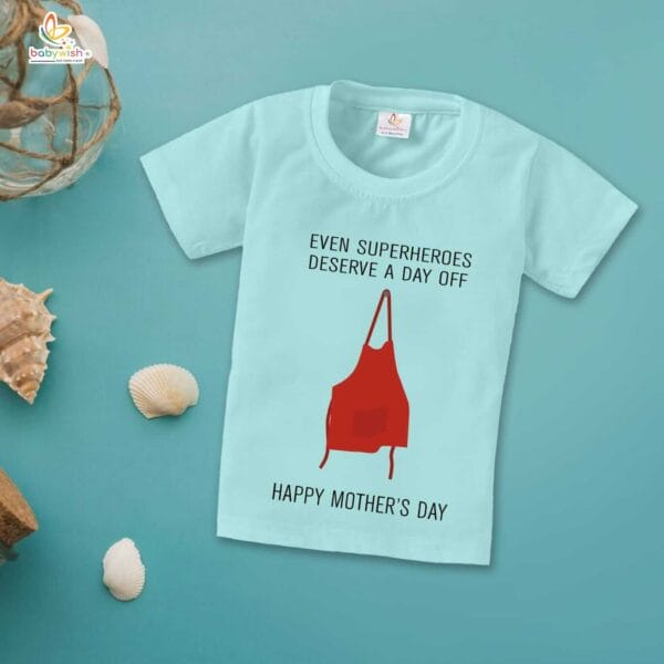 Mother's Day Special T-Shirt for Boy’s and Girl’s Half Sleeve Topwear for Unisex Kids - Image 2