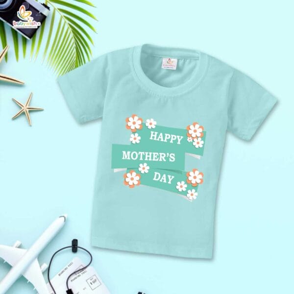 Mother's Day Special T-Shirt for Boy’s and Girl’s Half Sleeve Topwear for Unisex Kids - Image 2