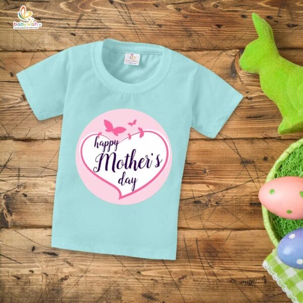 Mother's Day Special T-Shirt for Boy’s and Girl’s Half Sleeve Topwear for Unisex Kids - Image 2