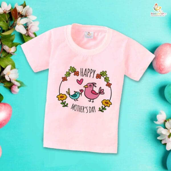Mother's Day Special T-Shirt for Boy’s and Girl’s Half Sleeve Topwear for Unisex Kids - Image 3