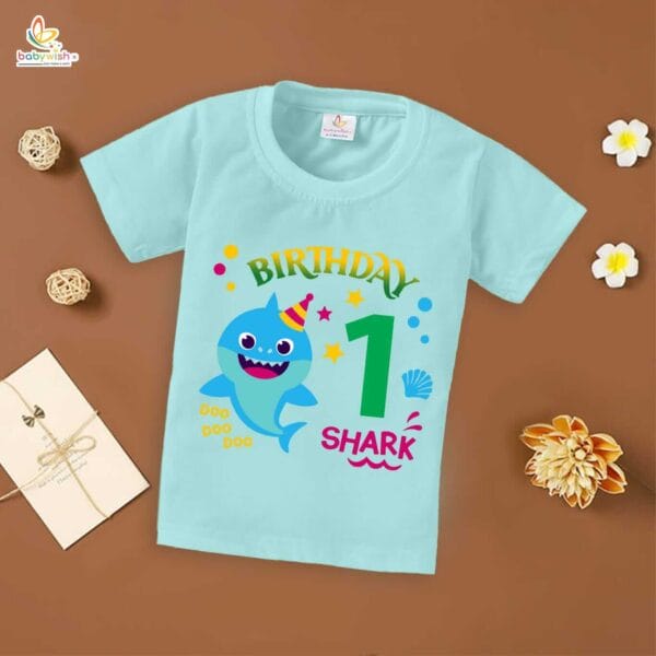 One Year Birthday Unisex T-Shirt Half Sleeve Round Neck Topwear tee for kids - Image 2