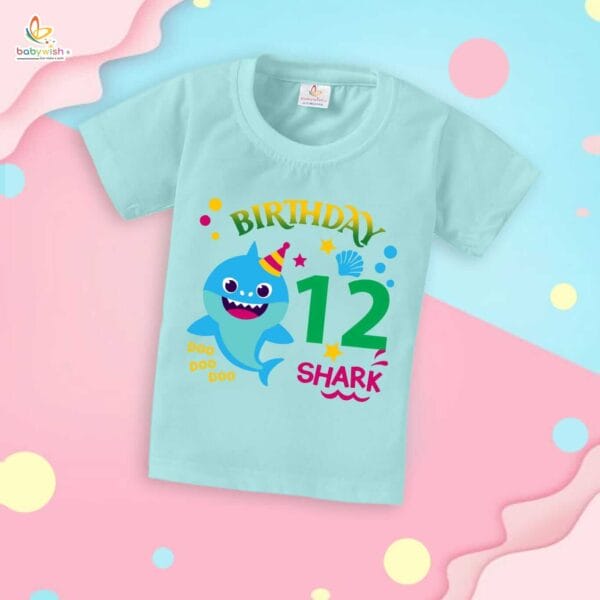 Twelve Year Birthday Unisex T-Shirt Half Sleeve Round Neck Topwear tee for kids - Image 2