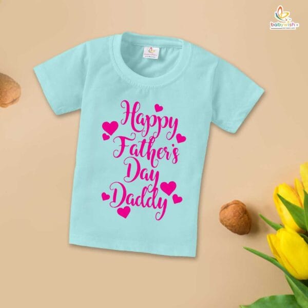 Father's Day Special T-Shirt for Boy’s and Girl’s Half Sleeve Topwear for Unisex Kids - Image 2