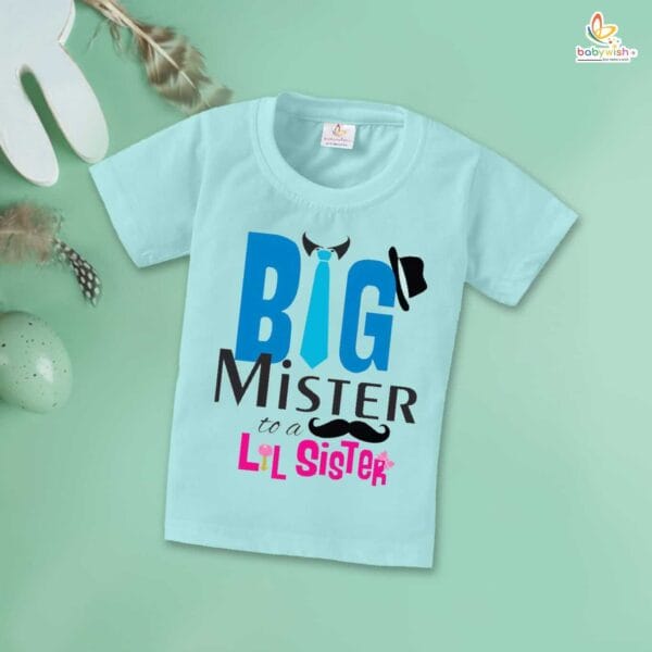 Babywish Rakshabandhan T-Shirt Brother Sister Matching dress Rakshabandhan gift for Rakhi Tee - Image 3