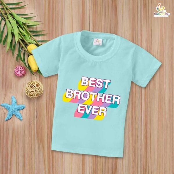 Babywish Rakshabandhan T-Shirt Brother Sister Matching dress Rakshabandhan gift for Rakhi Tee - Image 3