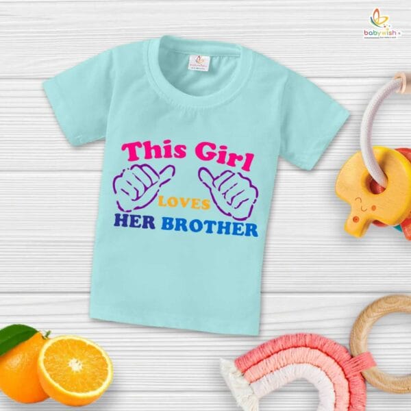 Babywish Rakshabandhan T-Shirt Brother Sister Matching dress Rakshabandhan gift for Rakhi Tee - Image 3