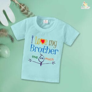 Babywish Rakshabandhan T-Shirt Brother Sister Matching dress Rakshabandhan gift for Rakhi Tee