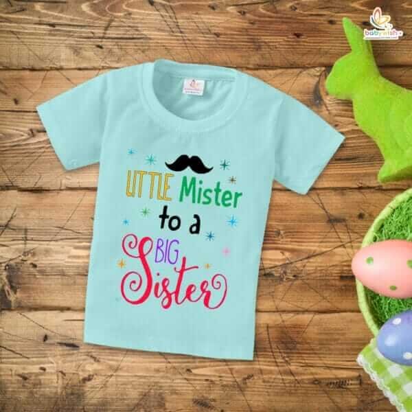 Babywish Rakshabandhan T-Shirt Brother Sister Matching dress Rakshabandhan gift for Rakhi Tee - Image 3