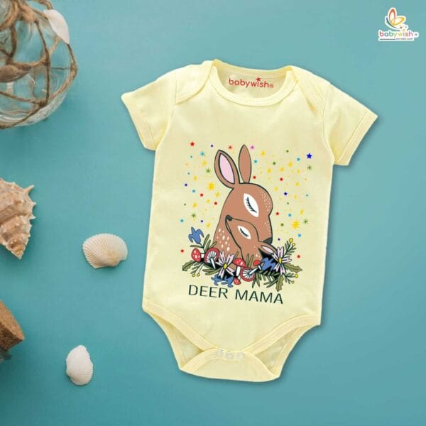 Mothers Day Special Baby Outfit Half Sleeve Unisex Romper Onesies for Newborn baby - Image 5