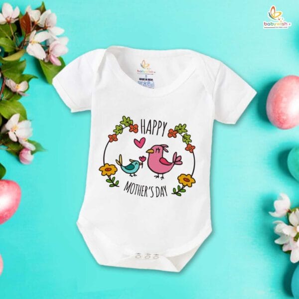 Mothers Day Special Baby Outfit Half Sleeve Unisex Romper Onesies for Newborn baby