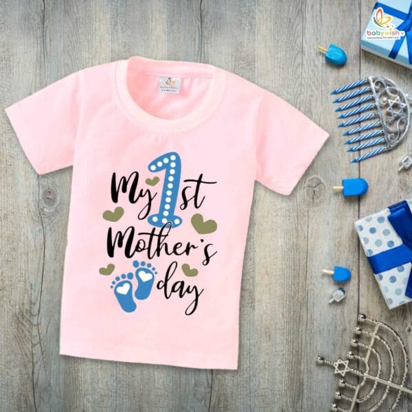 Mother's Day Special T-Shirt for Boy’s and Girl’s Half Sleeve Topwear for Unisex Kids - Image 4