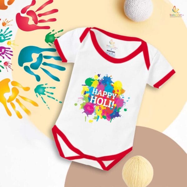 Newborn Girl's Tutu Skirt & Romper Holi Print Onesies bodysuits For baby 0 to 3 Months - Image 5