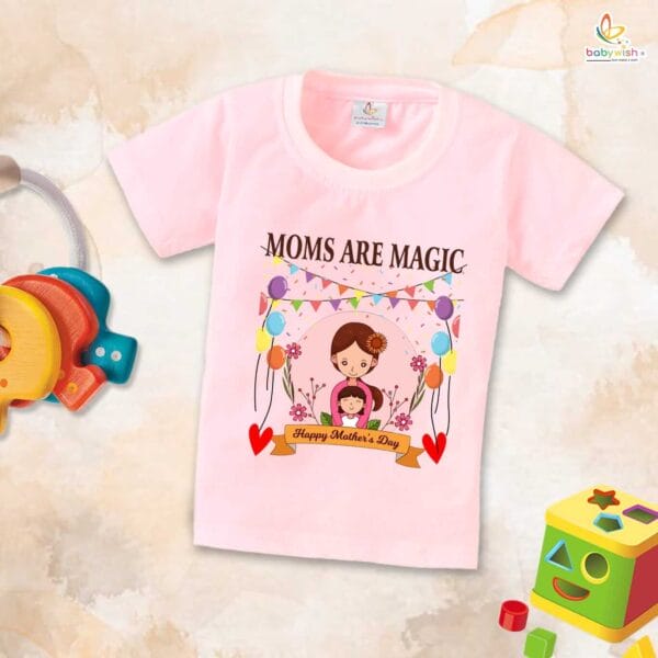 Mother's Day Special T-Shirt for Boy’s and Girl’s Half Sleeve Topwear for Unisex Kids - Image 4