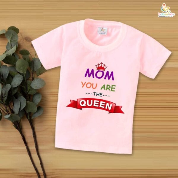 Mother's Day Special T-Shirt for Boy’s and Girl’s Half Sleeve Topwear for Unisex Kids - Image 4